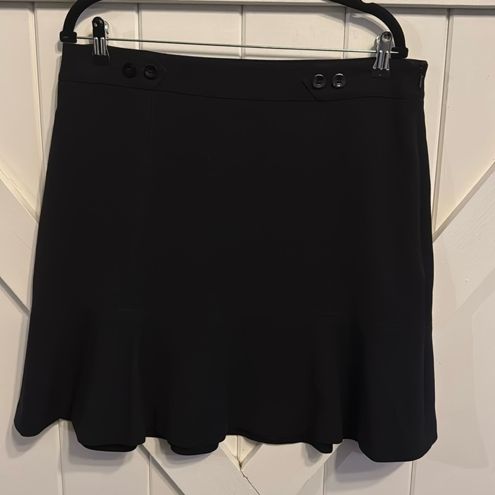 Size 14 Black Flutter Skirt by WHBM